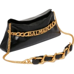 Balmain - 1945 Clutch Bag - Black - Balmain Exclusive Luxury Collection - Avvenice