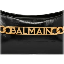 Balmain - 1945 Clutch Bag - Black - Balmain Exclusive Luxury Collection - Avvenice