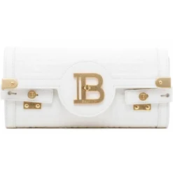 Balmain - B Buzz 23 Clutch Bag - White - Balmain Exclusive Luxury Collection - Avvenice