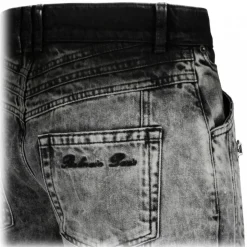 Balmain - Biker Jeans - Dark Grey - Balmain Exclusive Luxury Collection - Avvenice