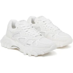 Balmain - Calf Leather Sneakers - White - Balmain Exclusive Luxury Collection - Avvenice