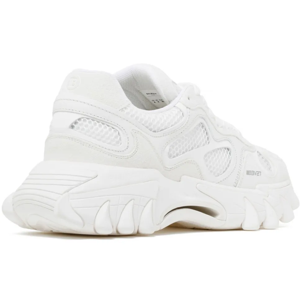 Balmain - Calf Leather Sneakers - White - Balmain Exclusive Luxury Collection - Avvenice