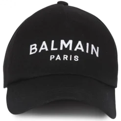 Balmain - Cotton Cap - Black - Balmain Exclusive Luxury Collection - Avvenice