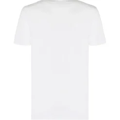 Balmain - Cotton Logo Print T-Shirt - White Black - Balmain Exclusive Luxury Collection - Avvenice