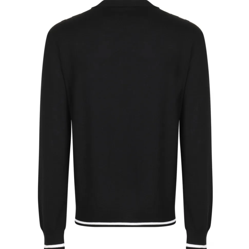 Balmain - Diamond Jacquard Jumper - Black - Balmain Exclusive Luxury Collection - Avvenice