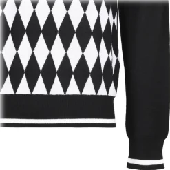 Balmain - Diamond Jacquard Jumper - Black - Balmain Exclusive Luxury Collection - Avvenice