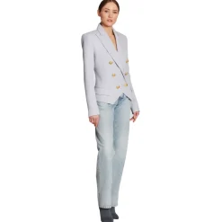 Balmain - Double-Breasted Wool Jacket - Blue - Exclusive Luxury Collection - Avvenice