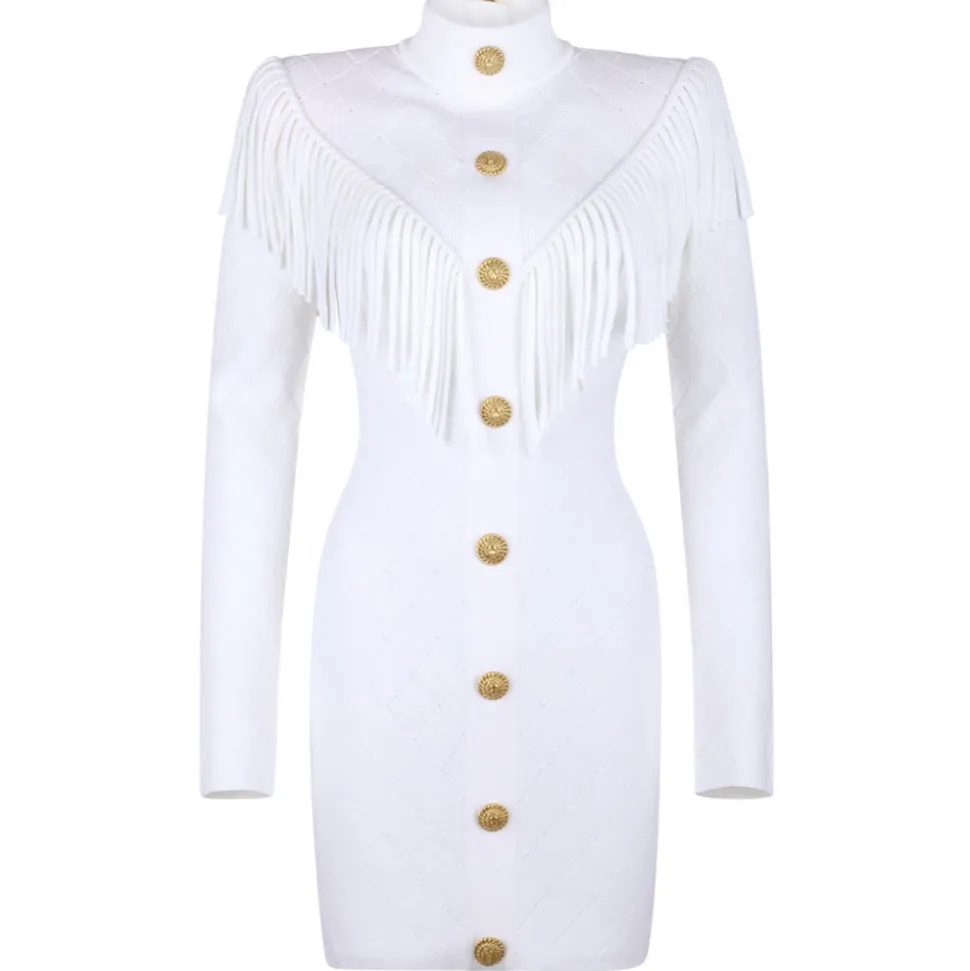 Balmain - Dress - White - Balmain Exclusive Luxury Collection - Avvenice