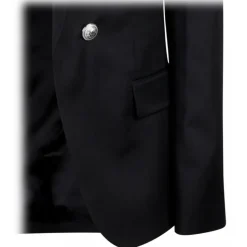 Balmain - Embossed Buttons Blazer - Black - Balmain Exclusive Luxury Collection - Avvenice