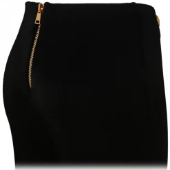 Balmain - Flared Trousers - Black - Balmain Exclusive Luxury Collection - Avvenice