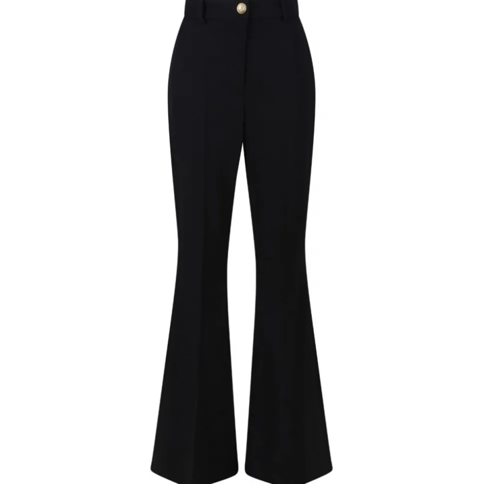 Balmain - Flared Trousers - Black - Balmain Exclusive Luxury Collection - Avvenice