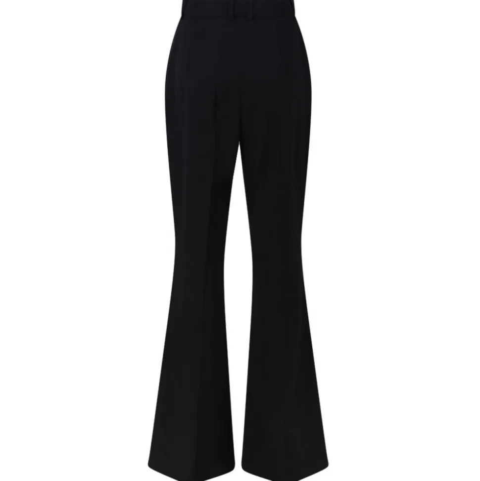 Balmain - Flared Trousers - Black - Balmain Exclusive Luxury Collection - Avvenice