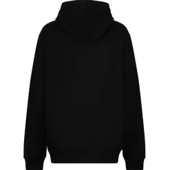 Balmain - Flocked Logo Hoodie - Black - Balmain Exclusive Luxury Collection - Avvenice