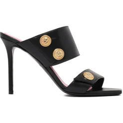 Balmain - Heeled Eva Mules - Black - Balmain Exclusive Luxury Collection - Avvenice