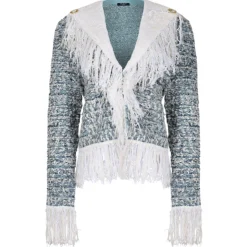 Balmain - Jacket - Blue White - Balmain Exclusive Luxury Collection - Avvenice