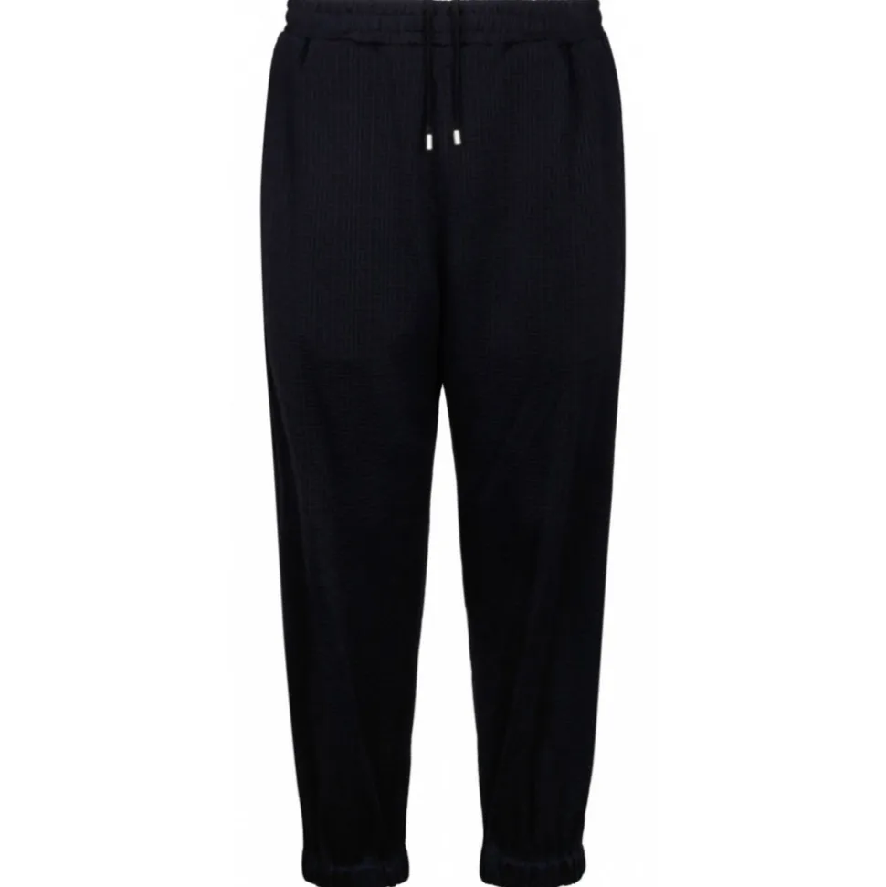 Balmain - Jogger Style Trousers - Marine Blue - Balmain Exclusive Luxury Collection - Avvenice