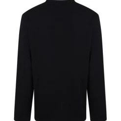 Balmain - Logo Print Longsleeves T-Shirt - Black - Balmain Exclusive Luxury Collection - Avvenice
