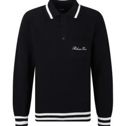Balmain - Longsleeves Polo Shirt - Black - Balmain Exclusive Luxury Collection - Avvenice
