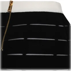 Balmain - Mini Skirt - Black White - Balmain Exclusive Luxury Collection - Avvenice