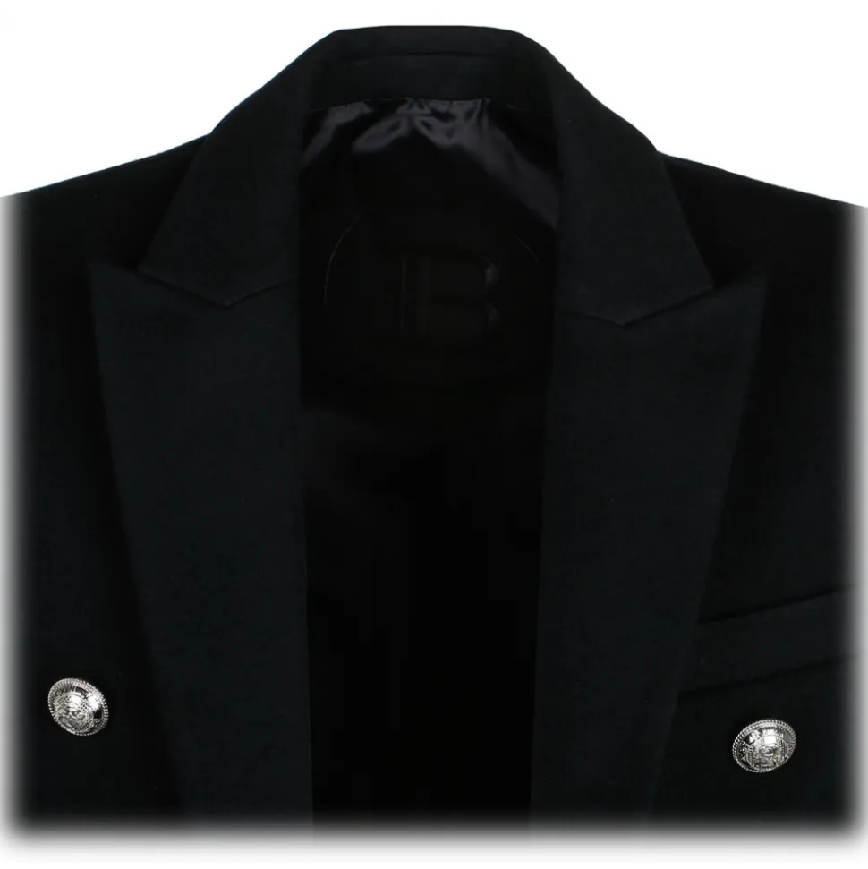 Balmain - Open Front Blazer Jacket - Black - Balmain Exclusive Luxury Collection - Avvenice