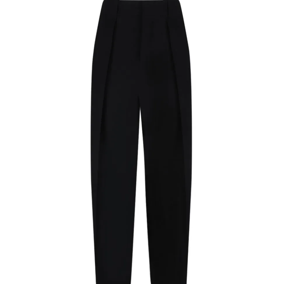 Balmain - Pleated Trousers - Black - Balmain Exclusive Luxury Collection - Avvenice