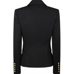 Balmain - Single Breasted Blazer - Black - Balmain Exclusive Luxury Collection - Avvenice