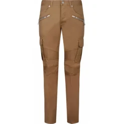 Balmain - Skinny Leg Trousers - Taupe - Balmain Exclusive Luxury Collection - Avvenice