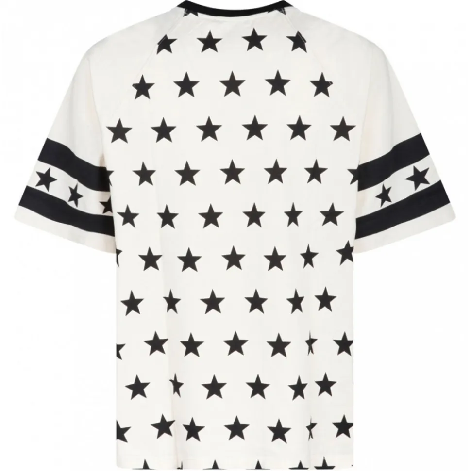Balmain - Star T-Shirt - Beige Black - Balmain Exclusive Luxury Collection - Avvenice