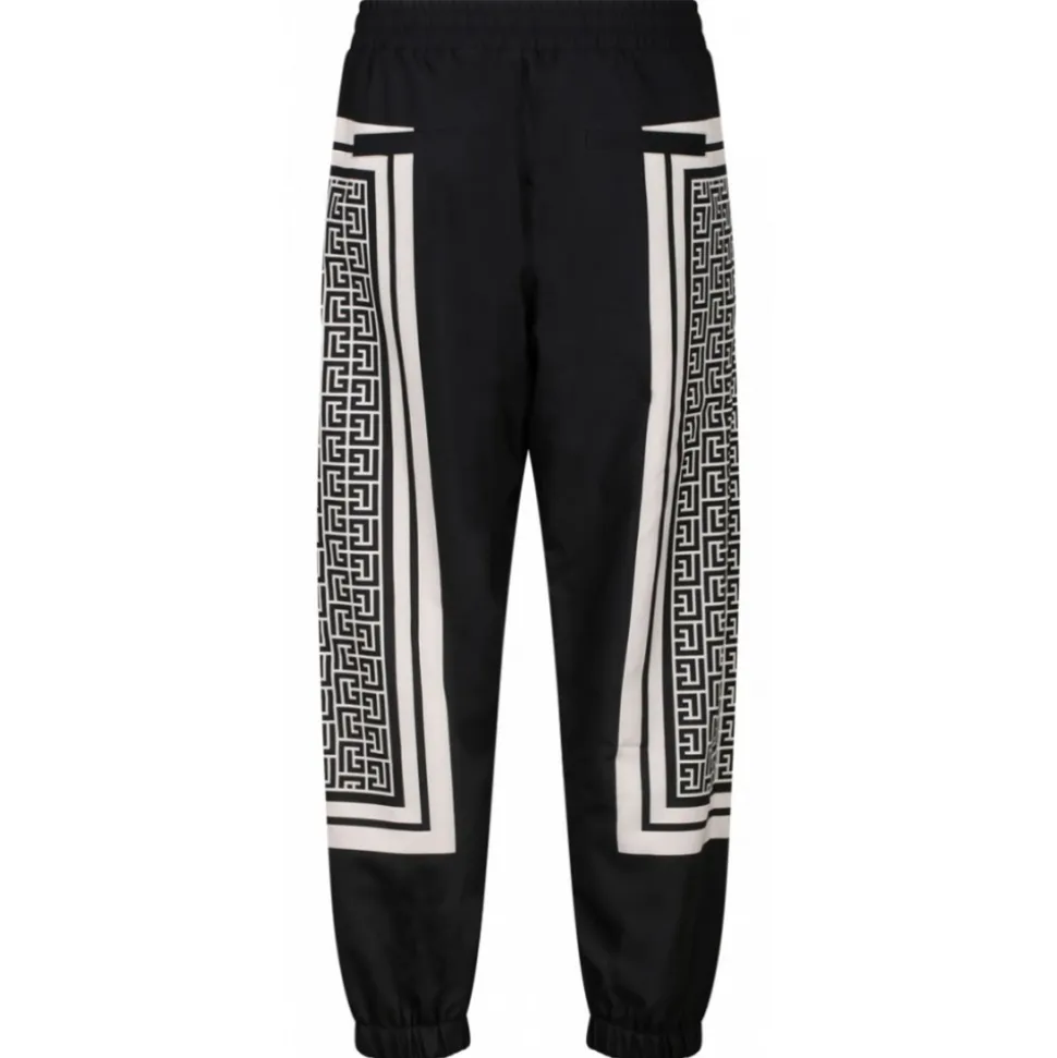 Balmain - Track Pants - Black Beige - Balmain Exclusive Luxury Collection - Avvenice