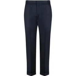 Balmain - Trouser Knitwear - Navy Blue - Balmain Exclusive Luxury Collection - Avvenice