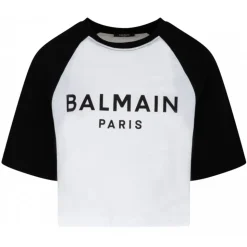 Balmain - T-Shirt - Black White - Balmain Exclusive Luxury Collection - Avvenice