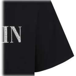Balmain - Vintage Crystal Embellished T-Shirt - Black - Balmain Exclusive Luxury Collection - Avvenice
