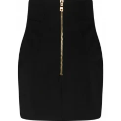 Balmain - Virgin Wool Mini Skirt - Black - Balmain Exclusive Luxury Collection - Avvenice