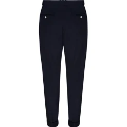 Balmain - Virgin Wool Tailored Trousers - Navy Blue - Balmain Exclusive Luxury Collection - Avvenice
