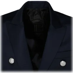 Balmain - Wool Blazer Jacket - Navy Blue - Balmain Exclusive Luxury Collection - Avvenice