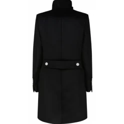 Balmain - Wool Double Breasted Coat - Black - Balmain Exclusive Luxury Collection - Avvenice