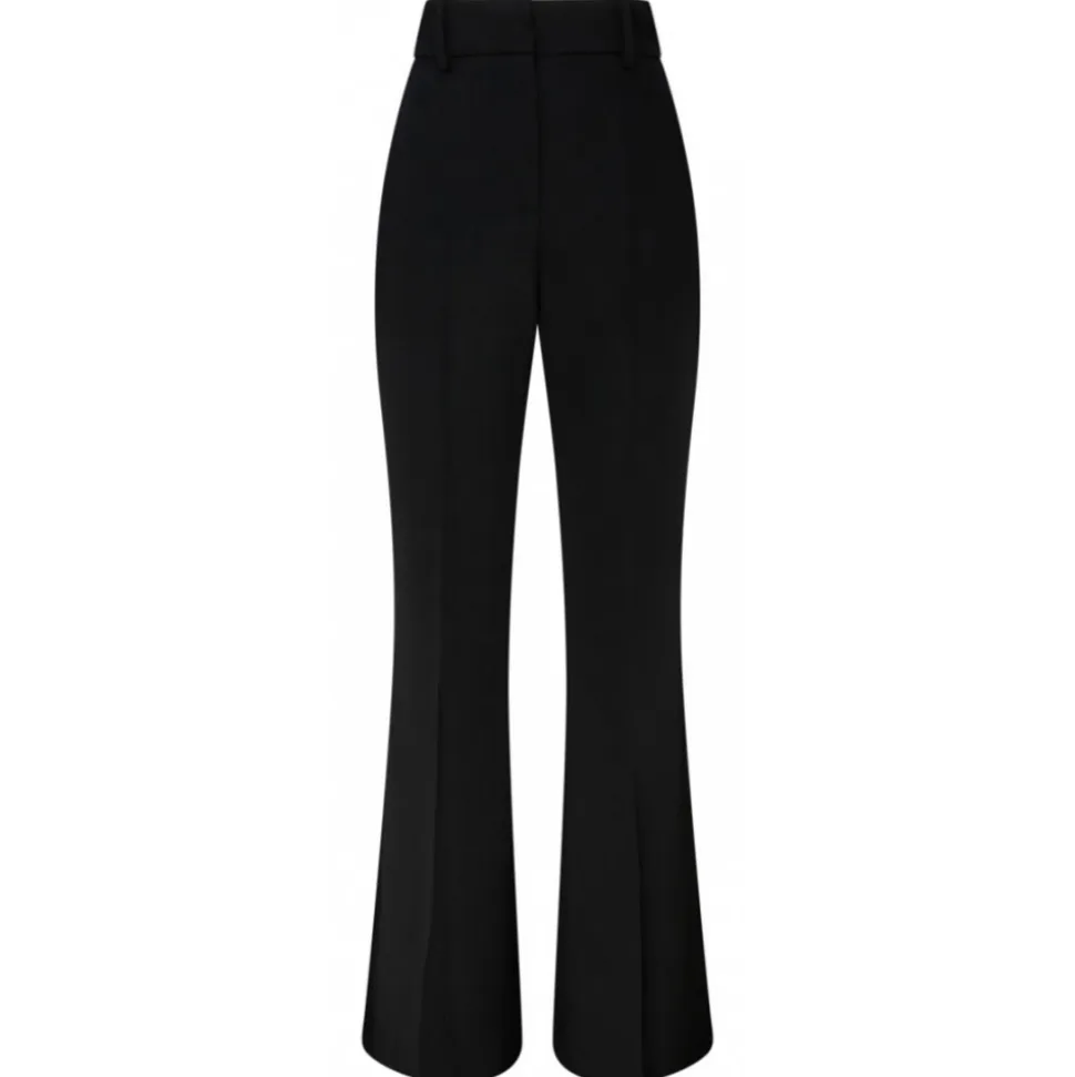 Balmain - Wool Flared Trousers - Black - Balmain Exclusive Luxury Collection - Avvenice