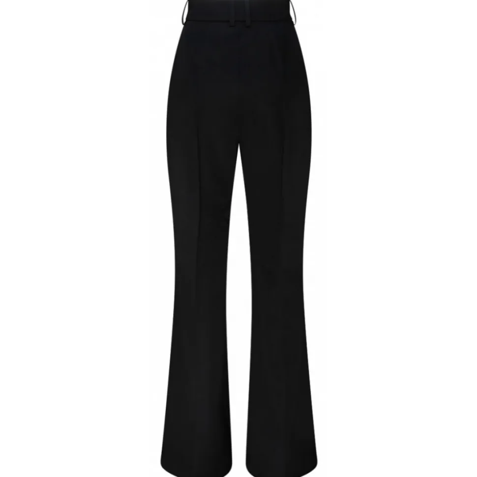 Balmain - Wool Flared Trousers - Black - Balmain Exclusive Luxury Collection - Avvenice