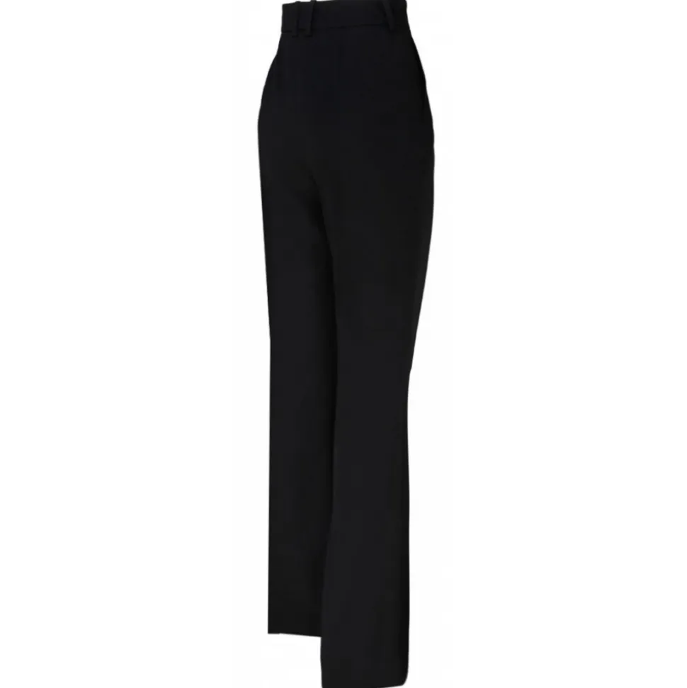 Balmain - Wool Flared Trousers - Black - Balmain Exclusive Luxury Collection - Avvenice