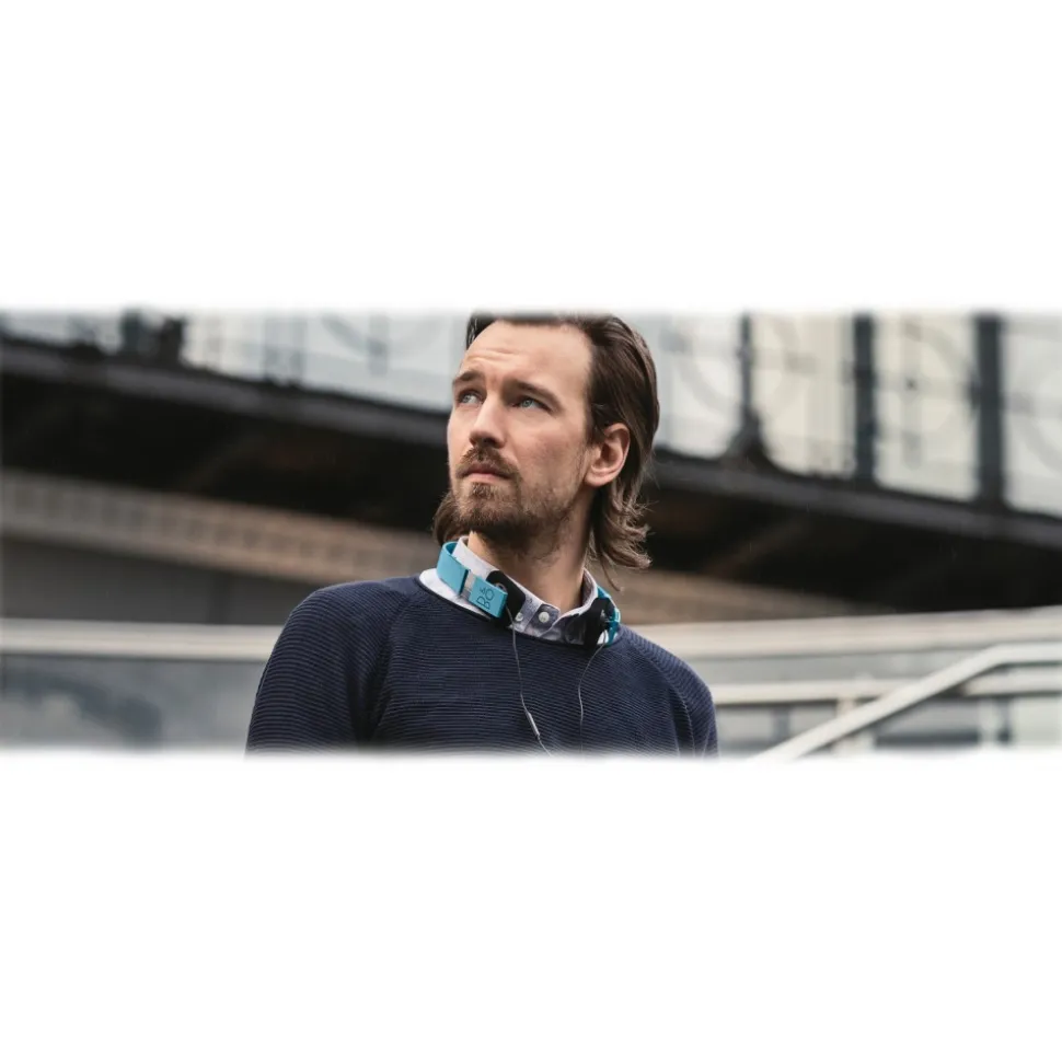 Bang & Olufsen - B&O Play - Form 2i - Blue - Lightweight and Ergonomic Retro Chic Designed Headphone - Avvenice