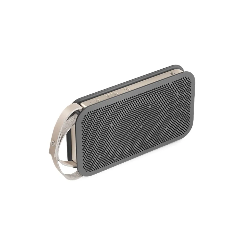 Bang & Olufsen - B&O Play - A2 Active - Charcoal Sand - Powerful Bluetooth High Quality Speaker with Up to 24 hrs Battery Life - Avvenice