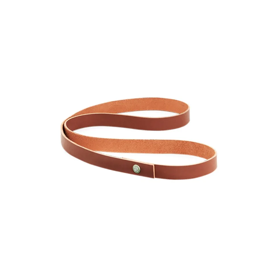 Bang & Olufsen - B&O Play - Beoplay A2 Long Strap - Cognac - Leather Strap with Aluminium Button - Avvenice