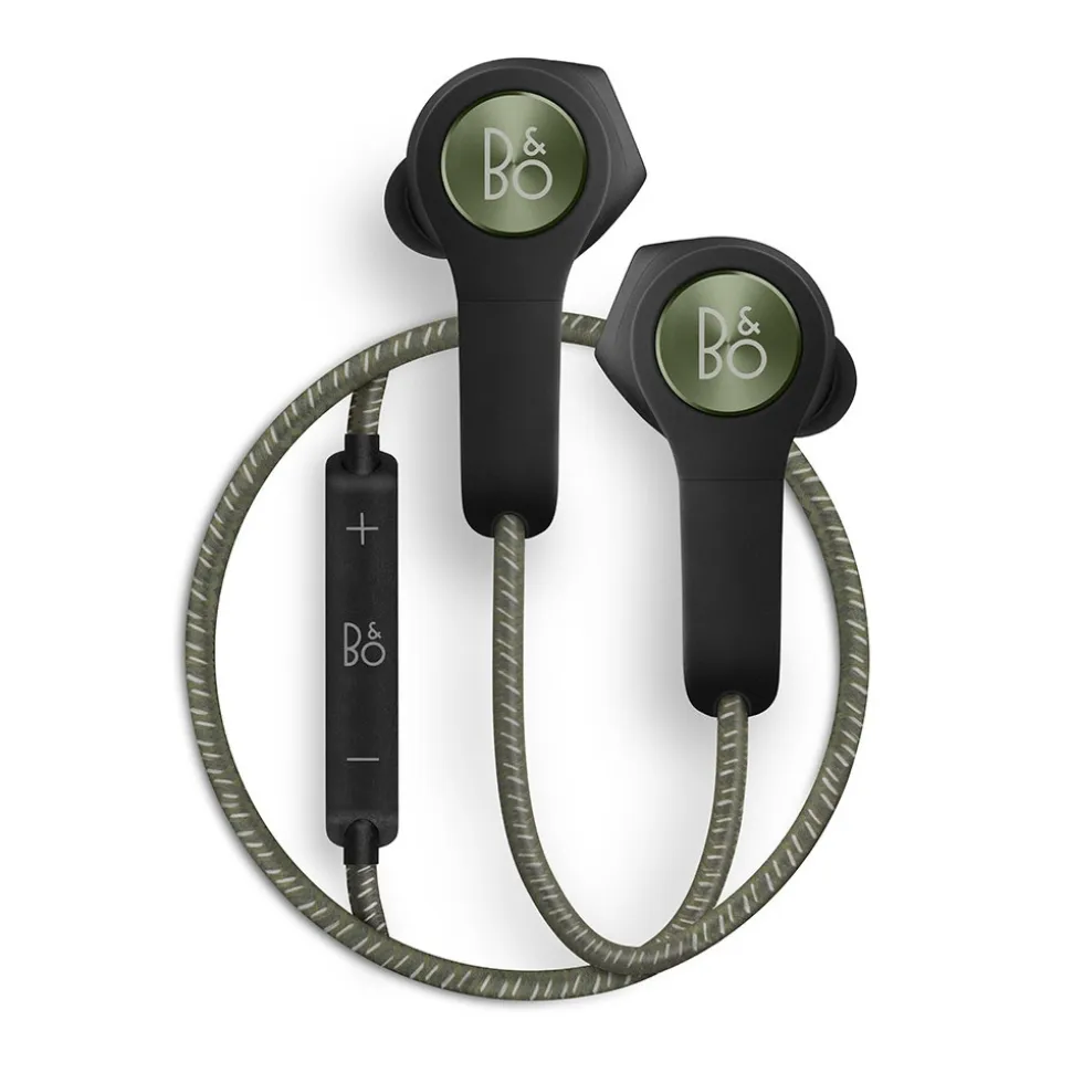 Bang & Olufsen - B&O Play - Beoplay H5 - Moss Green - Wireless Earphones for Music Lovers Who Live to Move - Avvenice