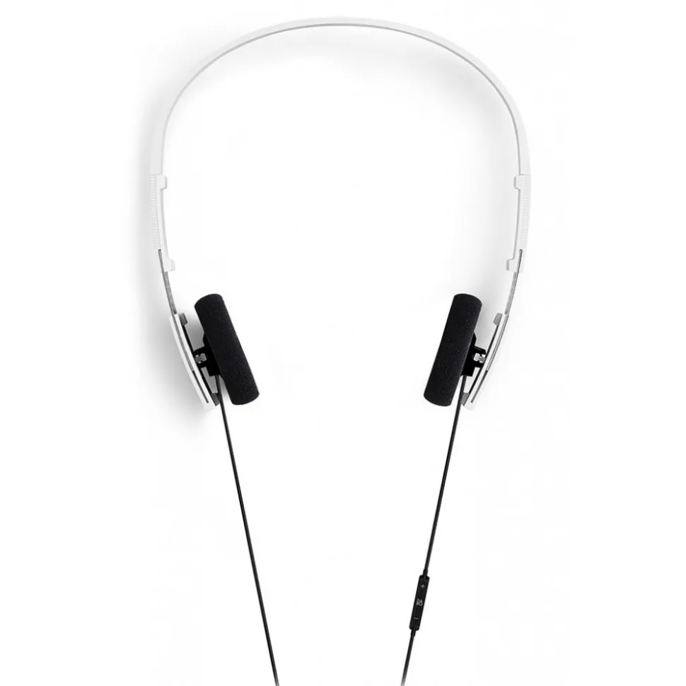 Bang & Olufsen - B&O Play - Form 2i - White - Lightweight and Ergonomic Retro Chic Designed Headphone - Avvenice