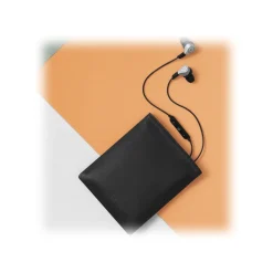 Bang & Olufsen - B&O Play - Pouch for Earphones - Black Leather - High Quality Luxury - Avvenice