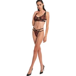 Belarex - Buenos Aires Bra - Dark Red - Bras - Lingerie - Luxury Exclusive Collection - Avvenice