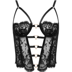 Belarex - Cape Town Bustier - Black - Bustier - Lingerie - Luxury Exclusive Collection - Avvenice
