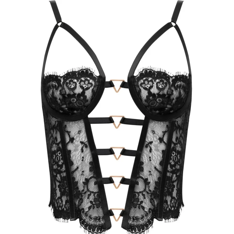 Belarex - Cape Town Bustier - Black - Bustier - Lingerie - Luxury Exclusive Collection - Avvenice