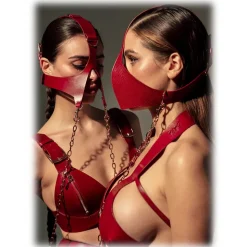 Belarex - Fidelis - Dark Red - Harnesses - Lingerie - Luxury Exclusive Collection - Avvenice