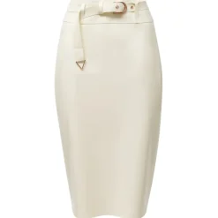 Belarex - L.A. Pencil Skirt - White - Skirt - Lingerie - Luxury Exclusive Collection - Avvenice